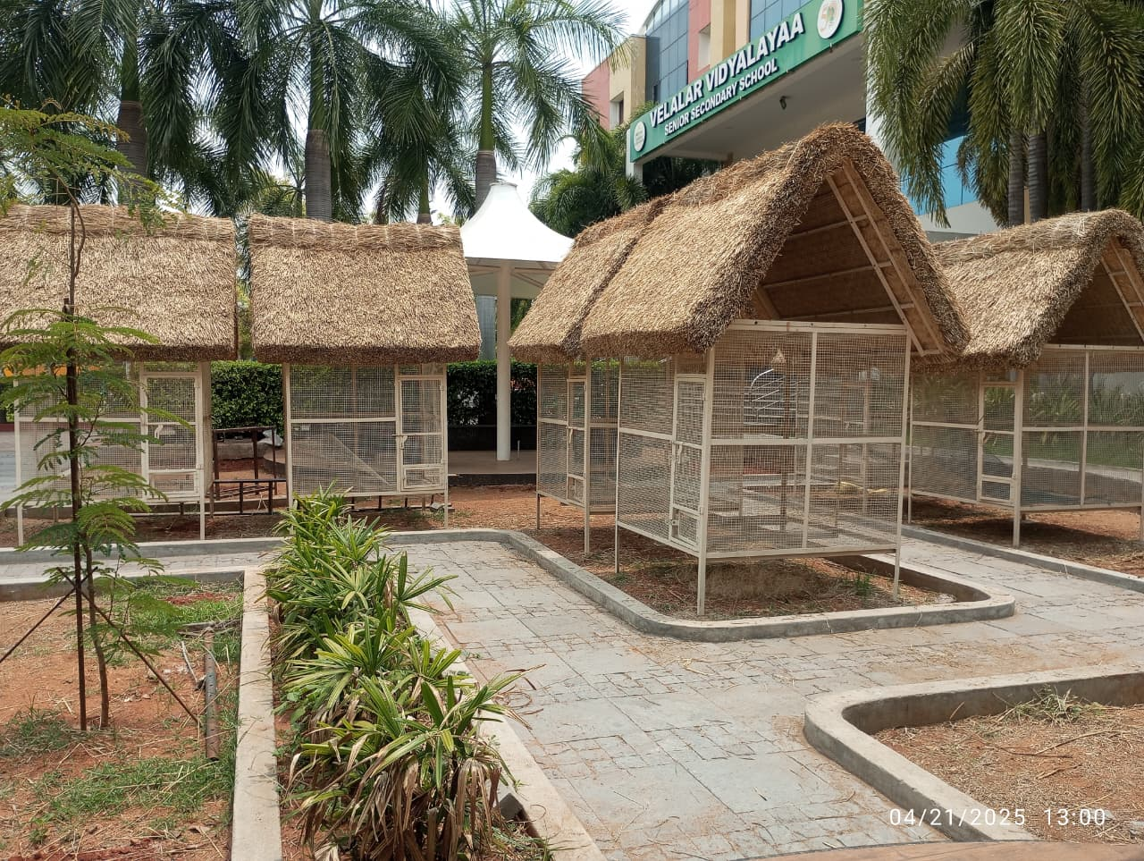 Heritage traditional hut house with clay walls